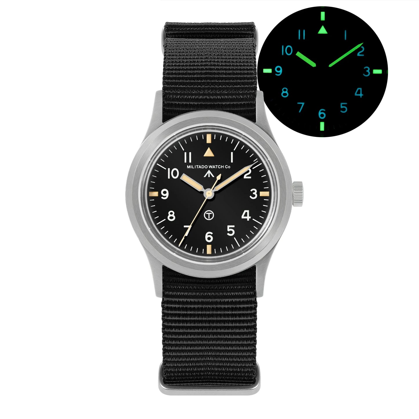 Militado ML14 Limited Edition Quartz Watch VH31 Sweep Second Quartz Movement Watch Sapphire Crystal BGW9 C3 Luminous Men's Watch