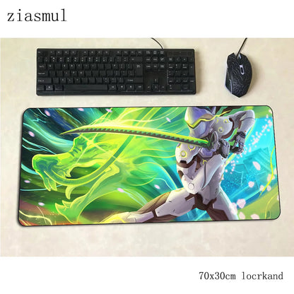 Mouse pad gamer Overwatch, superb mousepad gaming 70x30cm pentru PC și notebook, covoraș de birou pentru mouse, jocuri, design estetic, covoraș gamer, gamepad