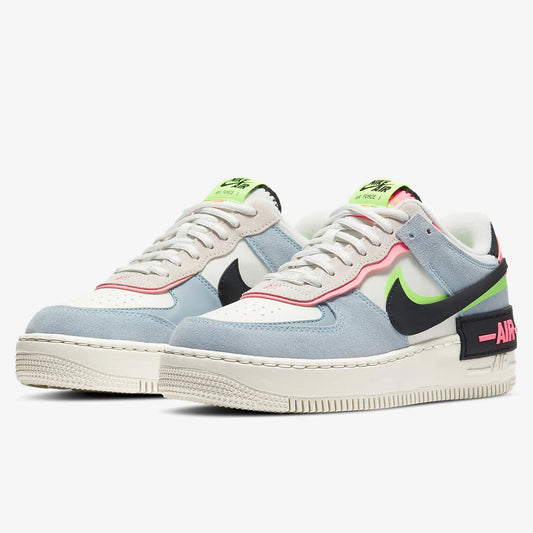 Nike Originals Heren Air Force 1 Shadow AF1 Roze Blauw Macaron Casual schoenen CU8591-101