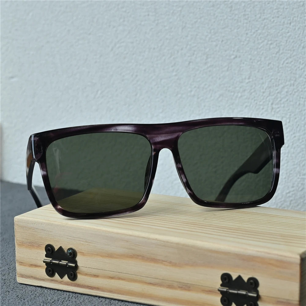 Vazrobe 165mm Oversized Black Polarized Sunglasses Men Large Huge Sun Glasses for Male Flat Top Steampunk Big Large Face