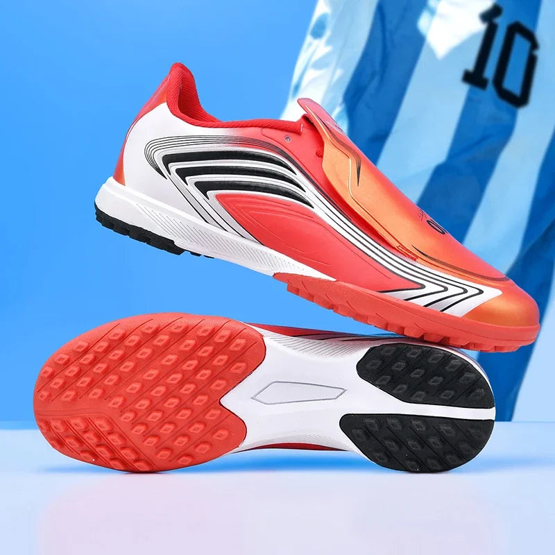 Nouvelles chaussures de football pour hommes, baskets de futsal, crampons, chaussures de football, pour terrain en herbe, montantes, pour l'extérieur, antidérapantes, pour l'intérieur, haute qualité, meilleures ventes