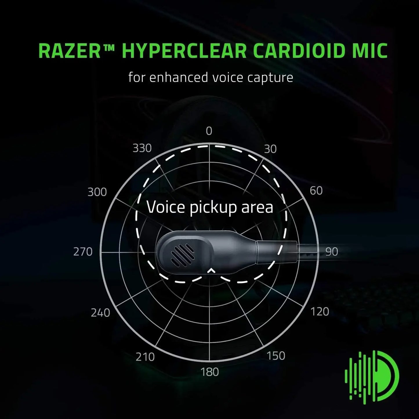 Razer BlackShark V2 X Wired Esports Headset with 7.1 Surround Sound, HyperClear Cardioid Mic & Advanced Passive Noise Cancellation Gaming Headset
