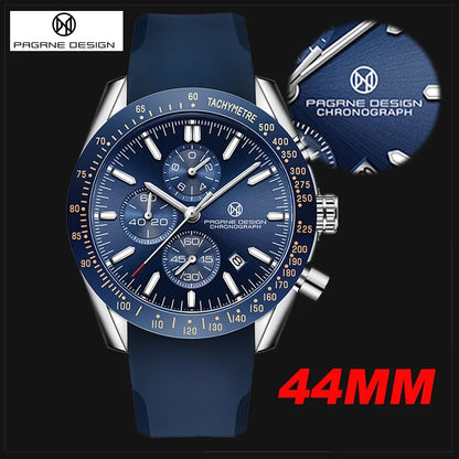 PAGANI DESIGN 45MM 2026 Herren-Quarzuhr 30M wasserdicht Luxus-Business Edelstahl Relogio Masculino 5140