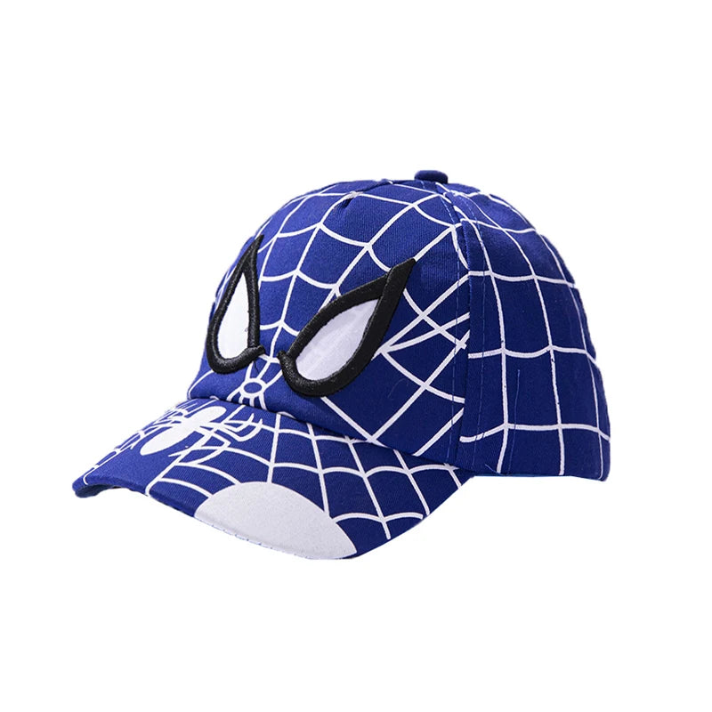 HotToys Spiderman Baseball Cap Boys Grils Hats Superhero Peripheral Cosplay Props Childrens Gift Sunhat Fashion Accessory 3-7y