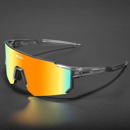 SCVCN Cycling Glasses Bike Sunglasses Men UV400 Eyewear Sports MTB Outdoor Goggles Bicycle Women Sunglasses Multi Color Riding