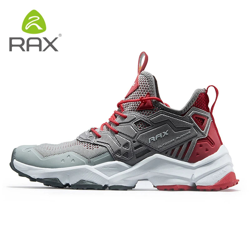 RAX hardloopschoenen voor mannen en vrouwen, outdoorsportschoenen, ademende, lichtgewicht sneakers, bovenwerk van Air Mesh, antislip buitenzool van natuurlijk rubber