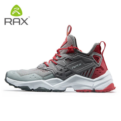 RAX hardloopschoenen voor mannen en vrouwen, outdoorsportschoenen, ademende, lichtgewicht sneakers, bovenwerk van Air Mesh, antislip buitenzool van natuurlijk rubber