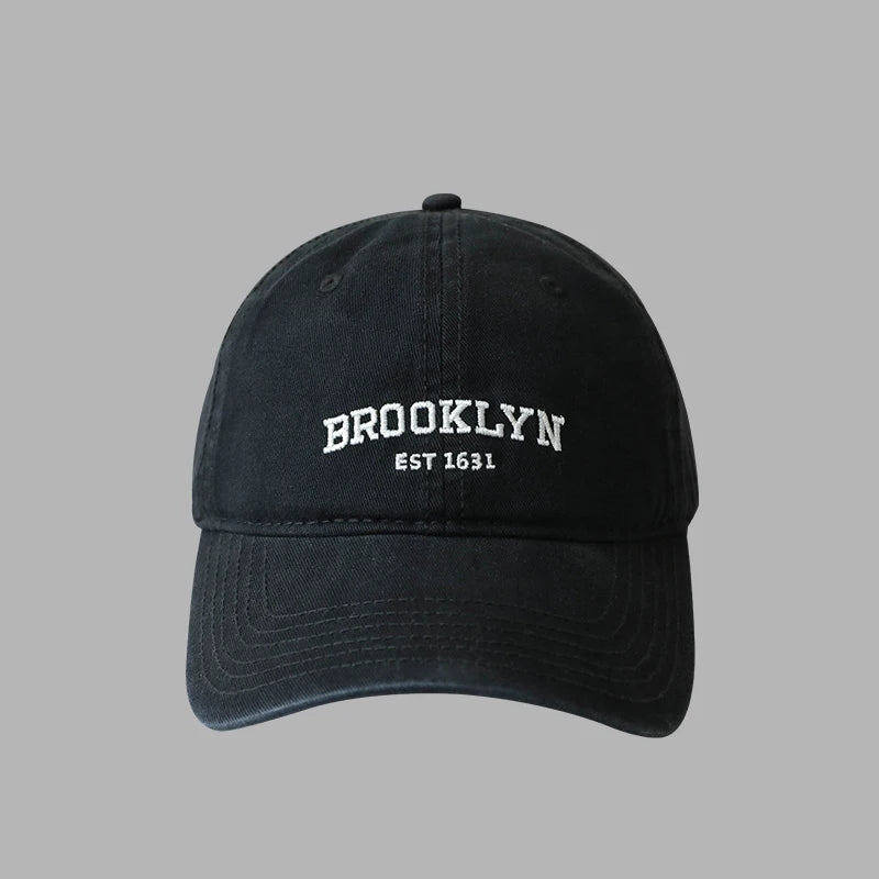 JK Korean Letters Embroidered Baseball Cap For Men Women Hip Hop Dad Trucker Visors Hat Casual Sports Running Cap Streetwear