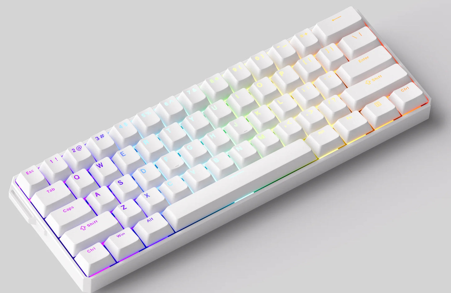 Teclado gaming mecánico Akko MonsGeek FUN60 Ultra con interruptores magnéticos 60%, Rapid Trigger, 8K HE/TMR, teclado gamer personalizado de aluminio