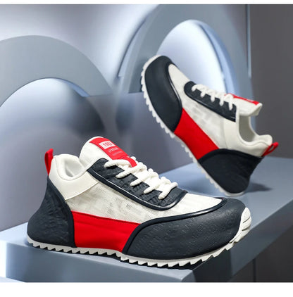 Brand protection 2026 new men's lightweight non-slip breathable wear-resistant running sports fashion versatile casual shoes