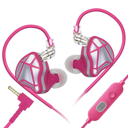 KZ Nouveaux écouteurs intra-auriculaires Axas FPS pour le jeu, avec DSP réglable professionnel, réduction de bruit, câble 2 broches détachable, écouteurs ergonomiques pour e-sport