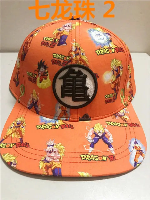 Dragon Ball Son Goku Baseball Cap Anime Snapback Hat Cartoon Character Vegeta Student Baseball Cap Gift Toy for Children