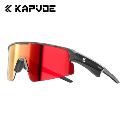 Kapvoe Bluetooth Sunglasses Smart Cycling Glasses Wireless UV400 Protection Goggles Telephone MP3 Sports Cycling Glasses Men