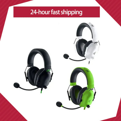 Razer BlackShark V2 X Wired Esports Headset with 7.1 Surround Sound, HyperClear Cardioid Mic & Advanced Passive Noise Cancellation Gaming Headset