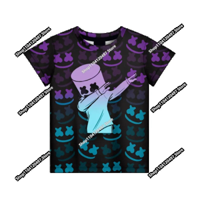 2026 Fortnite T-shirt Boys Summer Anime Game T Shirt Everyone T-Shirt Cute Tee Shirt Basic Battle Gamer Short Sleeve Man Tshirt