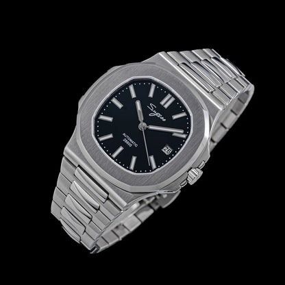 Reloj de hombre Sugess automático mecánico, movimiento Miyota 9015, esfera MOP, luminoso, resistente al agua 5bar, brazalete de lujo S466