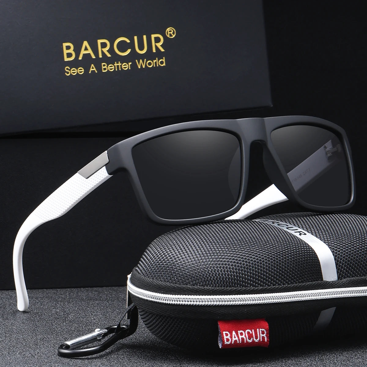 BARCUR Simple And Comfortable Business Style Sunglasses For Daily Travel, Uv Protection Brand Packaging
