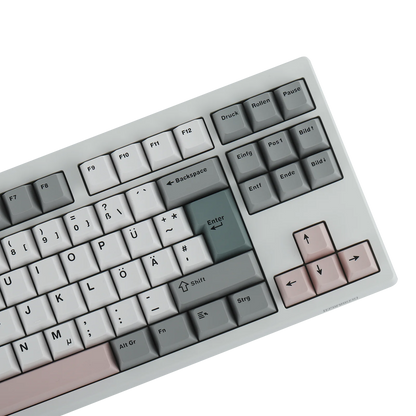 EPOMAKER TH87 ISO-DE Tenkeyless TKL Layout Gasket Wired/Bluetooth/2.4 GHz Wireless Mechanical Keyboard with RGB Backlight