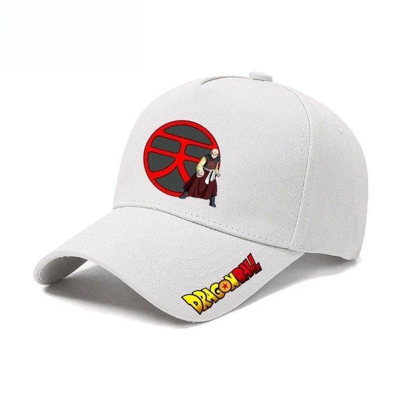 Czapka z daszkiem Dragon Ball Master Roshi Son Goku – kreatywny nadruk z literami z anime o wysokiej wartości, unisex, codzienna, uniwersalna czapka baseballowa