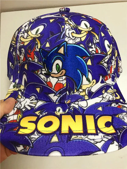 Supersonic Mouse Four Seasons Cap Movable Doll Toy Adjustable Hedgehog Anime Hip-hop Cap Baseball Cap Hat Student Boy Girl Hat