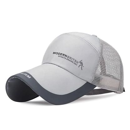 Quick Dry Sports Cap Baseball Cap Solid Color Sun Hat Outdoor Golf Fishing Hats Hat Casual Fashion For Men Women Adjustable