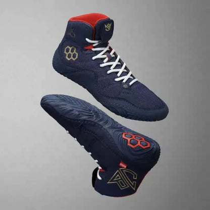 Sapato de Wrestling para Homem e Mulher, Calçado Desportivo de Competição, Ginásio e Treino, Alta Qualidade, Confortável, Sapato de Boxe Desportivo 36-45