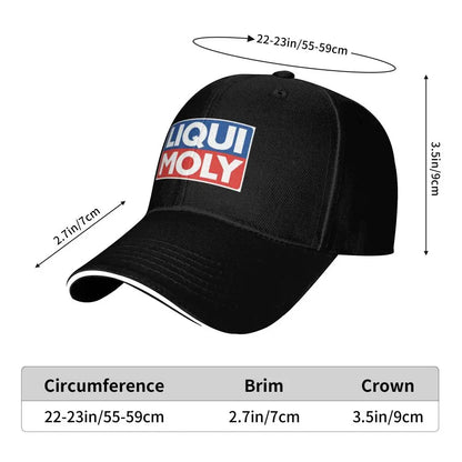 Classic Liqui Molys Custom Baseball Caps For Mens High-end Female Beach Sunscreen Hats Trucker Cap