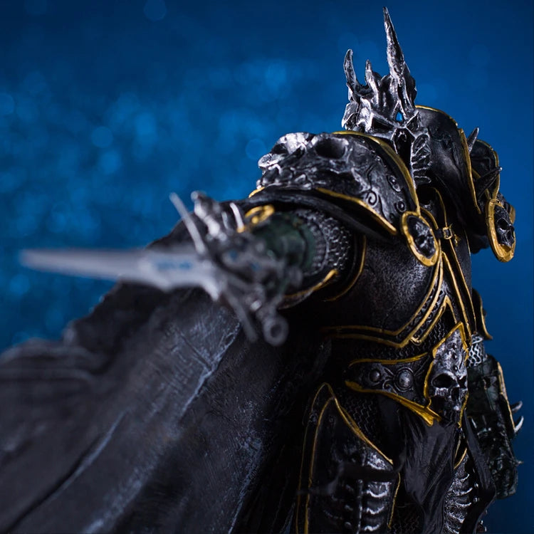 36 cm-es World of Warcraft játék-kiegészítők 7. Lich King Illidan Stormrage anime figura modell asztali dekoráció ajándékok játékok gyerekeknek
