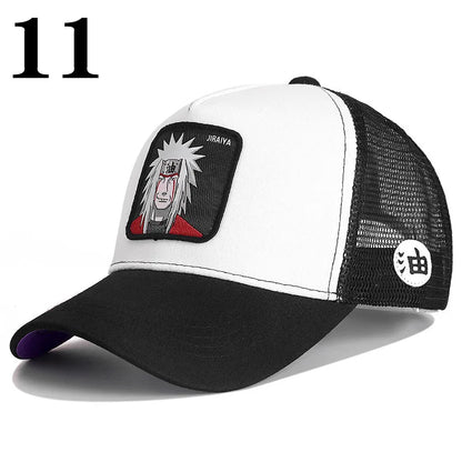 New Dragon Ball DRAGONBALL Mesh Cap Cartoon Mesh Cap Men And Women Baseball Cap Fashion Patch Trucker Cap