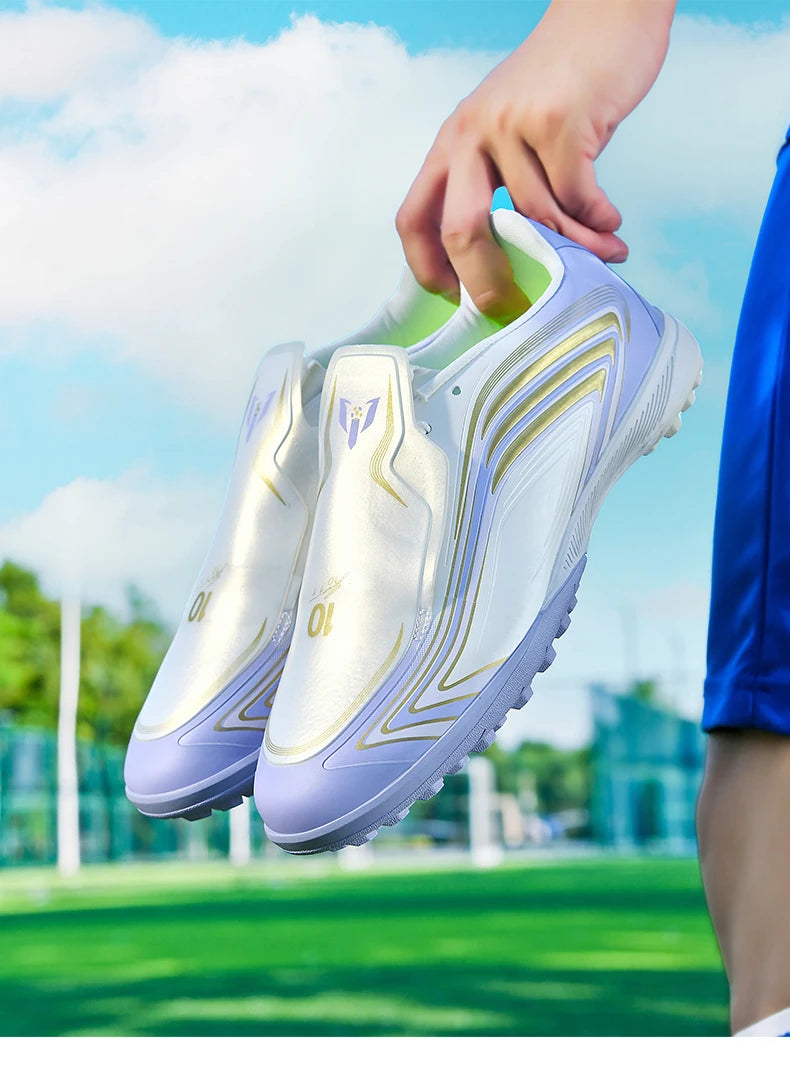Nouvelles chaussures de football pour hommes, crampons pour femmes, modèle unisexe pour futsal, ultra-légères, TF/FG, chaussures de football professionnelles de haute qualité pour jeunes, baskets.