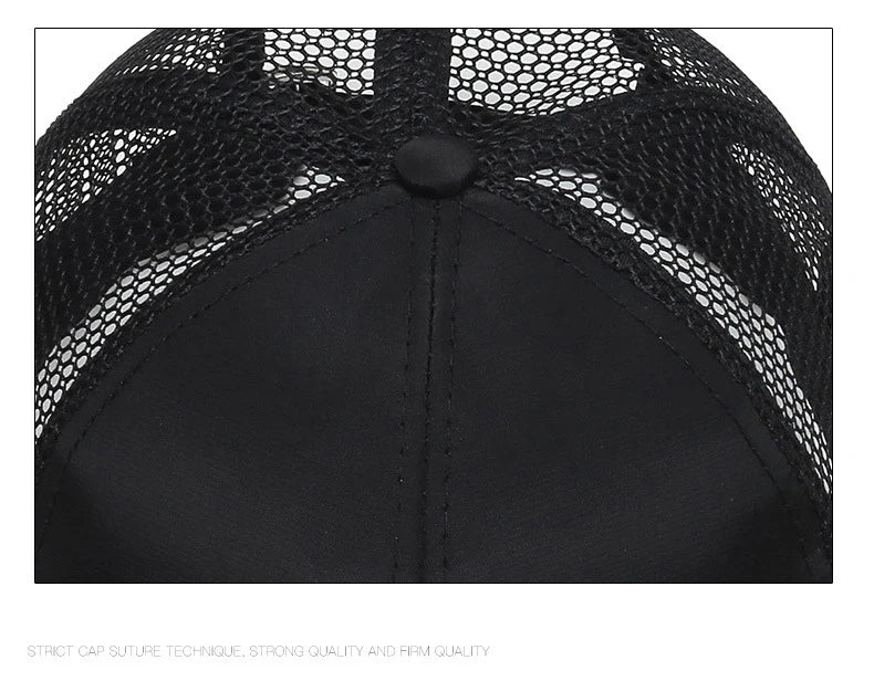 Sombrero de pescador de malla transpirable, informal, de secado rápido y de estilo coreano para hombre, ideal para el verano