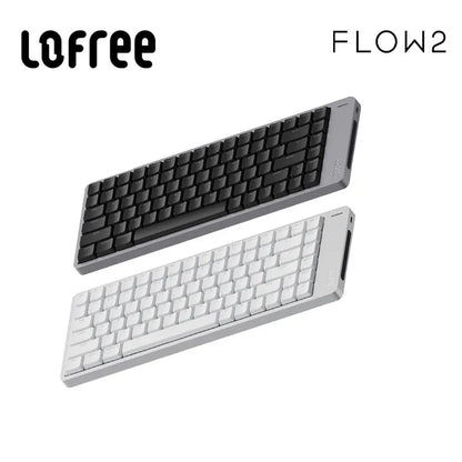 Lofree FLOW2 Mechanical Keyboard Business Office Wireless Bluetooth Wired Quiet & Gentle Sound Compatible Mute Aluminum Lump