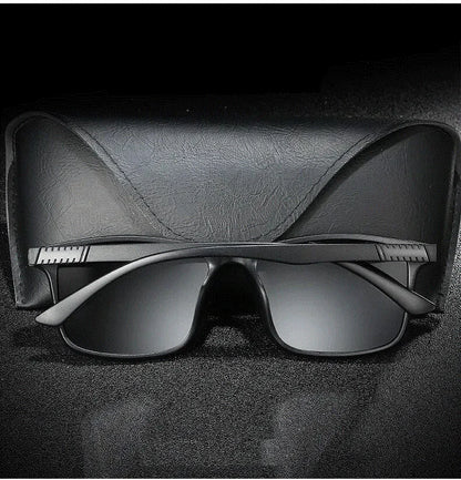 Luxury Men Sunglasses Fashion Vintage Square Ultra Light TR90 Frame Driving Fishing Sun Glasses For Man Eyewear
