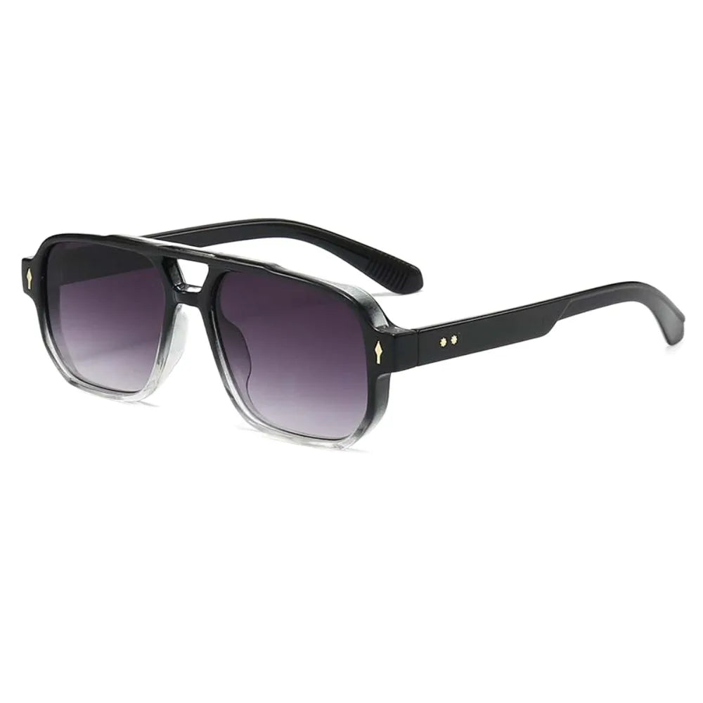 Retro Double Beam Sunnies HD Leopard Print Eyewear Unisex Polarized Sunglasses Waterproof Lightweight Anti-UV Glasses Outdoor