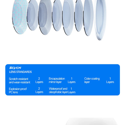 SCVCN Sunglasses for Men New Fashion Cycling Glasses UV400 Lenses Cycling Road Mountain Bike Glasses Women Casual Hiking 2026