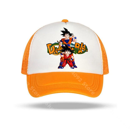 Dragon Ball-baseballkasketter med anime-figurer, solhat til børn og voksne, sommerhatte, åndbare, afslappede hatte, justerbare kasketter med skygge, gaver