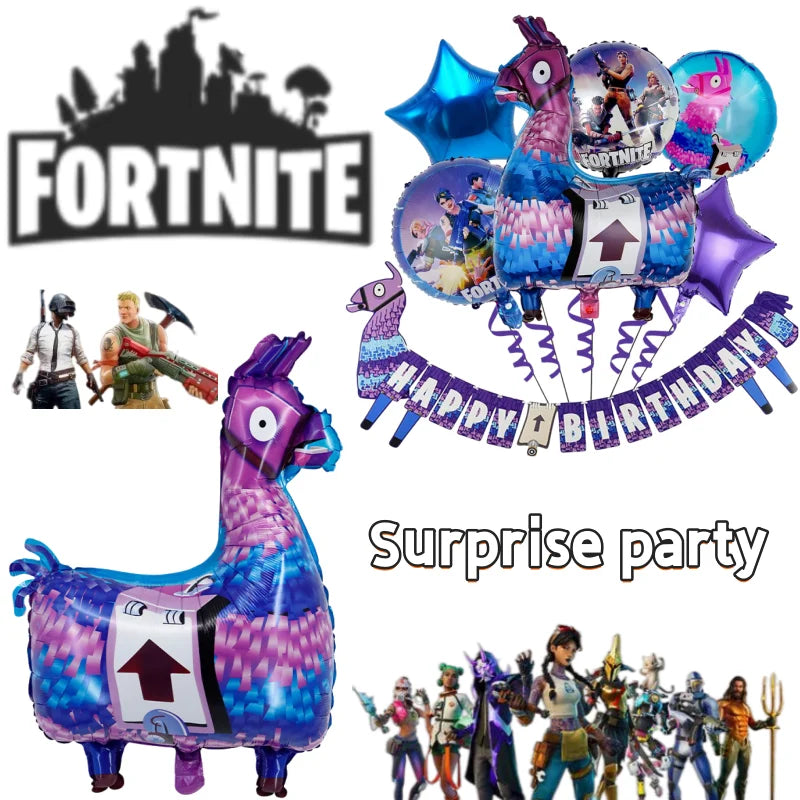 Fortnite, fofos, novos balões criativos, decorações modernas, personalizadas e de elevado valor para sala de estar, quarto e festas