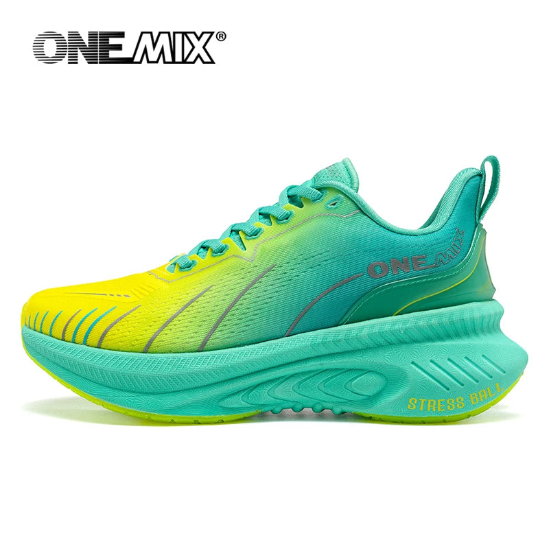 ONEMIX blanc chaussures de course sur route pour hommes coussin d'air chaussures de Sport en plein Air hommes formateurs été chaussures de Jogging chaussures pour femmes
