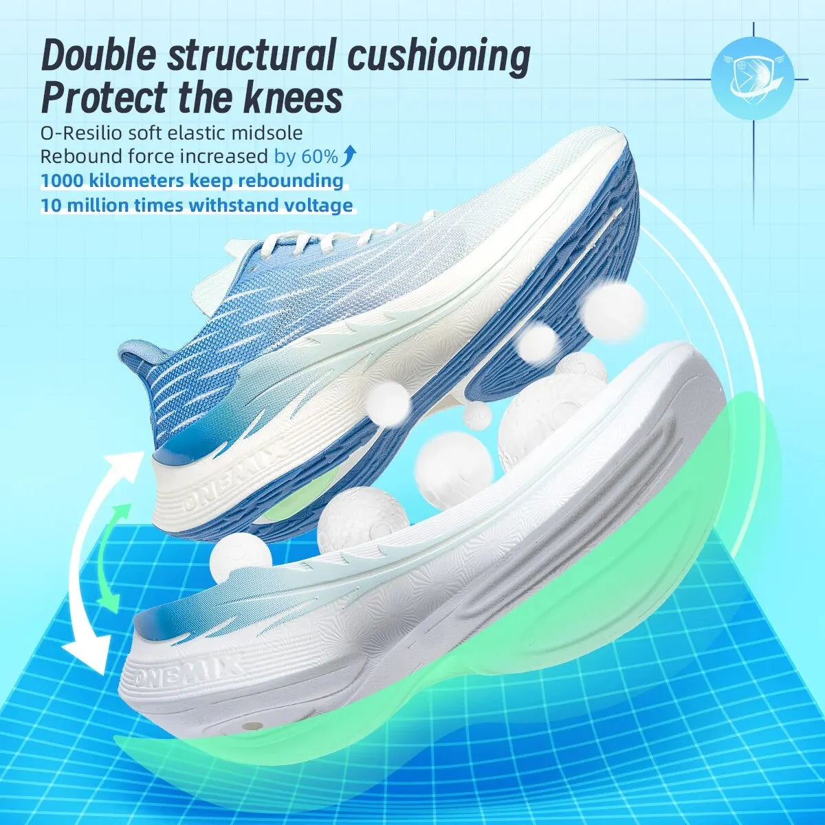 Onemix Wind Wings Hengittävät pikajuoksukengät Miesten maraton- ja vapaa-ajan urheilukengät Naisten urheilukengät Kevyet miesten ulkoilukengät Hyppynaru