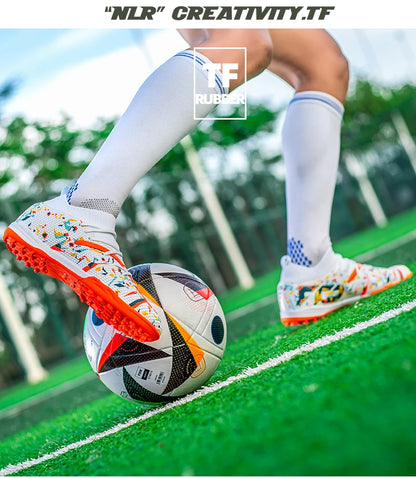 Turf voetbalschoenen Professionele voetbalschoenen voor heren Ademende mesh Jeugdvoetbalschoenen Antislip herensneakers Society Chuteira