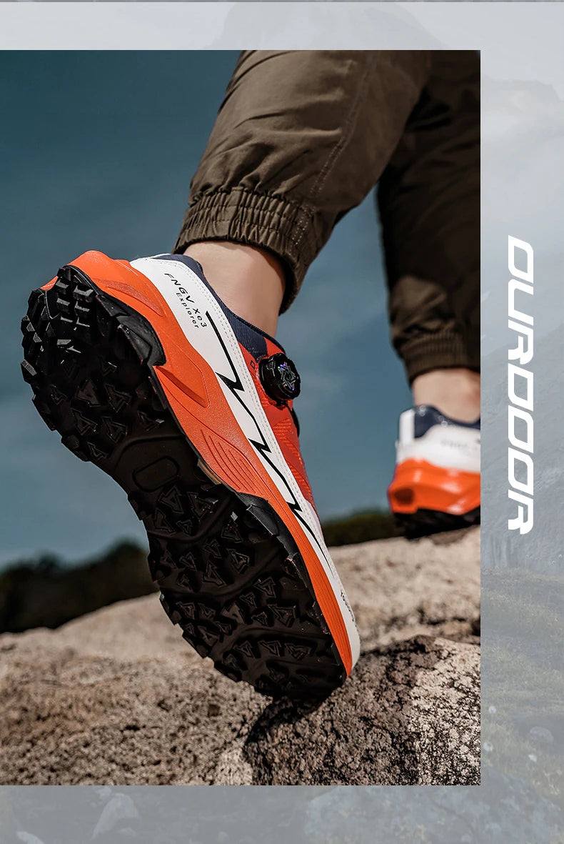 Herren-Sneaker Casual Outdoor rutschfest stoßdämpfend vielseitig Offroad-Wanderschuhe bequeme Laufschuhe für Herren mit weicher Sohle