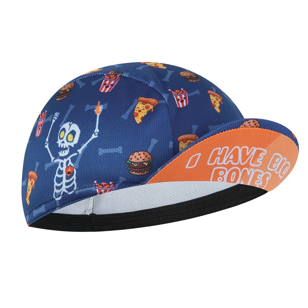 Skull Cycling Cap for Men Women Outdoor Sports Hat Summer Breathable Under Helmet Cycling Hat
