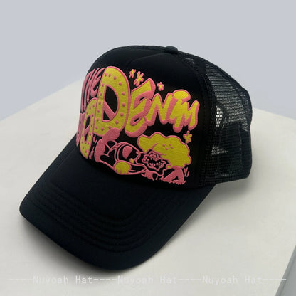 Unisex, Ενδιαφέροντα, με 3D τυπωμένα γράμματα, καπέλα μπέιζμπολ, με αντηλιακή προστασία, με χαρακτήρες κινουμένων σχεδίων, αναπνεύσιμα, με χρωματικά μπλοκ, καπέλα τύπου «trucker», από πλέγμα, ευέλικτα, κ.λπ.