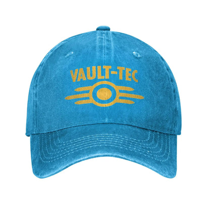 Kšiltovka s logem Vault Tec z hry Fallout, baseballová kšiltovka pro muže i ženy a teenagery, design ve stylu hip hopu, letní trendy kšiltovky pro tenis, skateboarding a baseball