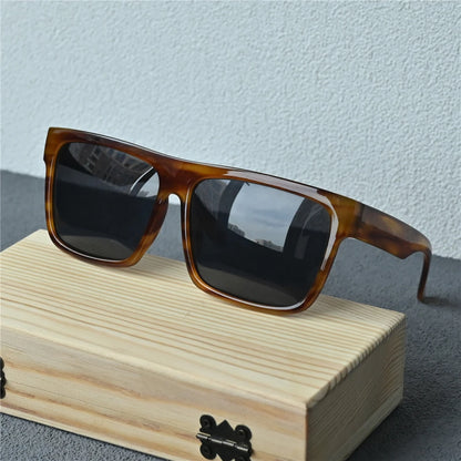 Vazrobe 165mm Oversized Black Polarized Sunglasses Men Large Huge Sun Glasses for Male Flat Top Steampunk Big Large Face