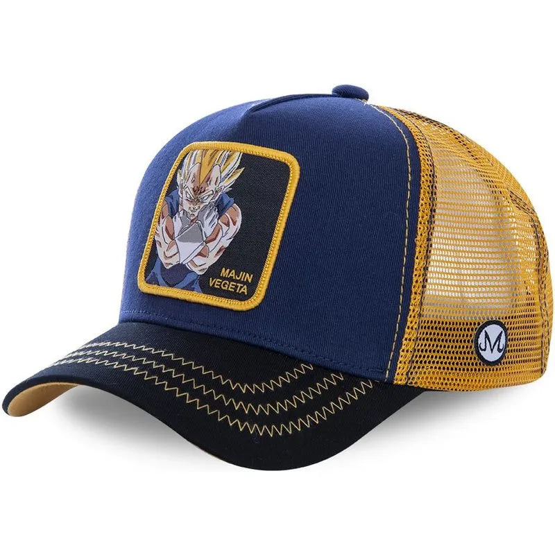 High Quality Dragon Ball Styles Anime Son Goku Cotton New Baseball Cap Men Women Hip Hop Dad Adjustable Mesh Hat Trucker Hat