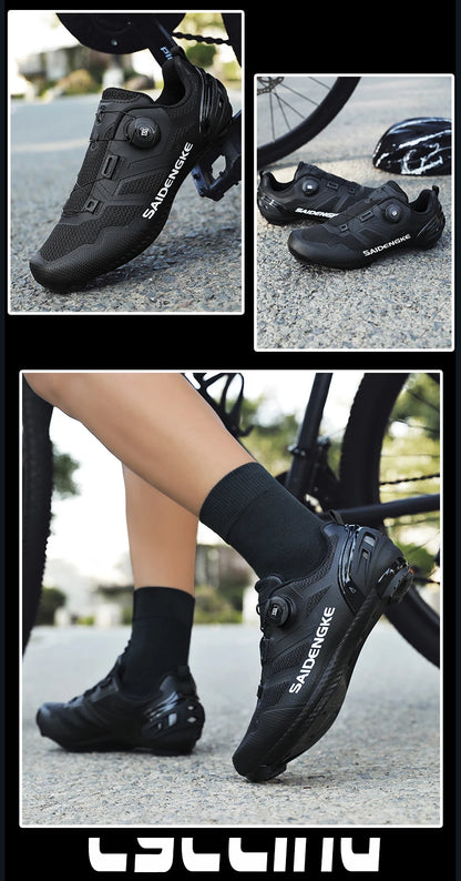 Unisex nieuwe fietsschoenen, professioneel, lichtgewicht, luxe, origineel, racefiets, rubber, MTB, racefiets, modieuze fiets, straat, sport