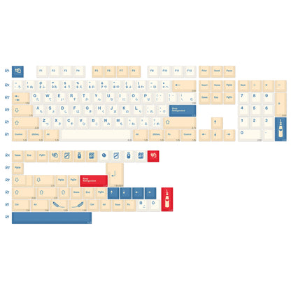 KBDiy GMK Modern Dolch Keycaps Retro PBT Keycap Cherry Profile for Cherry Gateron Kailh MX Switches 60 Mechanical Keyboard Gamer