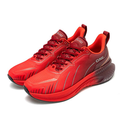ONEMIX Nouvelles chaussures de course à amorti pour hommes, adaptées aux coureurs intensifs, à lacets, sportives, pour femmes, antidérapantes, d'extérieur, athlétiques, baskets pour hommes
