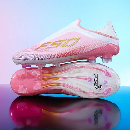New Men Soccer Shoes Match Football Boots Non-Slip Boys High-quality Outdoor Sneakers Grass Cleats Hot-selling High-top Light